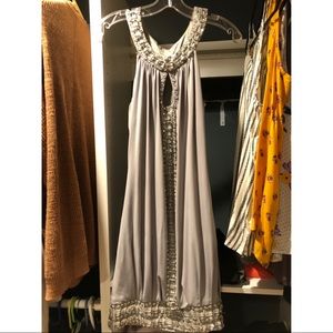 Sue Wong silk beaded dress